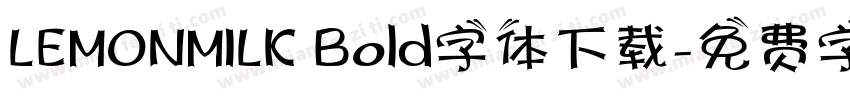 LEMONMILK Bold字体下载字体转换